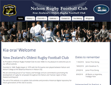 Tablet Screenshot of nelsonrugbyfootballclub.co.nz